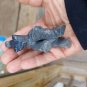 Vintage Dark Grey Marbel Elephant figurine Made In Mexico