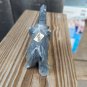 Vintage Dark Grey Marbel Elephant figurine Made In Mexico