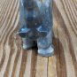 Vintage Dark Grey Marbel Elephant figurine Made In Mexico