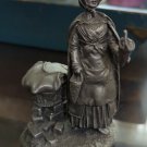 Vintage Franklin Mint Pewter Figurine THE STRAWBERRY GIRL Cries Of Olde London