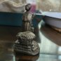 Vintage Franklin Mint Pewter Figurine THE STRAWBERRY GIRL Cries Of Olde London