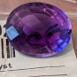 32.74 Cts Amethyst Stone Polished Oval Cut 24.01x19.98x12.55