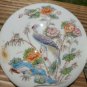 WEDGWOOD ROUND FLUTED BOX & LID - KUTANI CRANE - 3 3/4" Diam, in original box