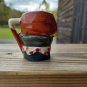 Vintage Ceramic Toby Mug Man W/Brown Nightcap Mini Mug W/Handle Made In Japan 3&acirc;��