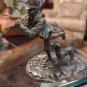 Vintage 1977 Franklin Mint Newsman Fine Pewter Figurine