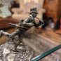 Vintage 1977 Franklin Mint Newsman Fine Pewter Figurine