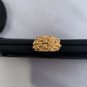 Vintage Womens Gold Clasp black Handbag