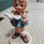 Vintage Inarco 1963 Country Girl With Musical Notes And A flower In Hands
