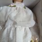 Duck House Porcelain Doll 12" NIB in White Dress