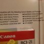 Canon BCI-21 2 Color And 3 Black Ink Cartriges Set