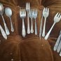 Vintage Silver Plated Flatware Various Manufacturers Lot 14 Pcs
