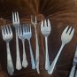 Vintage Silver Plated Flatware Various Manufacturers Lot 14 Pcs