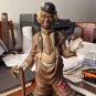 Vintage 14" Tall Hobo Clown Figurine Ceramic Unique