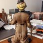 Vintage 14" Tall Hobo Clown Figurine Ceramic Unique