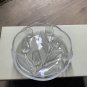 decorative art glass plate With Roses