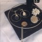 Vintage Collection Silver Tone Jewelry set of 8, Bracelets,Rings, and Earings