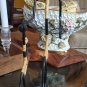 Laurids Lonborg 60s Danish Modern MCM Iron Rattan Candle Holder Mother Daughter