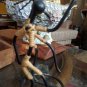 Laurids Lonborg 60s Danish Modern MCM Iron Rattan Candle Holder Mother Daughter