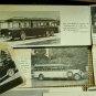 Early 1900s Buses Collection Picture Cards with typed written description.