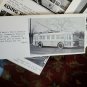 Early 1900s Buses Collection Picture Cards with typed written description.