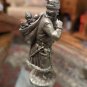 Vintage Santa And His Two Elves Fine Pewter Figurines