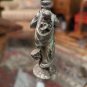 Vintage Santa And His Two Elves Fine Pewter Figurines