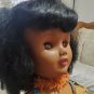 Polynesian Girl Porcelain Doll With Stand