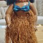 Polynesian Girl Porcelain Doll With Stand