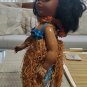 Polynesian Girl Porcelain Doll With Stand