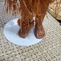 Polynesian Girl Porcelain Doll With Stand
