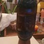 Vintage African Man Head Wood Carving 11" tall