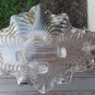 Vintage Cambridge Hand Made Footed Glass Serving Dish USA