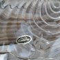 Vintage Cambridge Hand Made Footed Glass Serving Dish USA