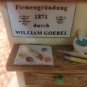 GOEBEL GERMANY GENERATIONS of EXCELLENCE MARKed # 1042-D 130th Anniversary