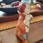 Enesco Clown with Long Coat, Big Shoes, and Rabbit - Porcelain/Ceramic 6"