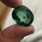 Large Moldavite Oval Cut Polished And Faceted 29.45 Ct Green Beauty