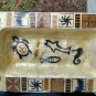 Mid Century Capiz Serving Tray made in Phillipines  7.5"x12"