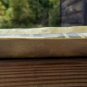 Mid Century Capiz Serving Tray made in Phillipines 7.5"x12"
