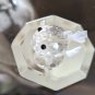 Swarovski Small Crystal 1.25" Blow Fish Figurine On Glass Display Tray