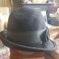 Vintage ladies Glenover, Henry Pollak felt hat, equestrian look, black  100%wool