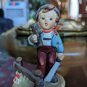 Vintage Anrat Erich Stauffer Farm Chores Boy Figurine