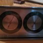 Springfield Temperature Humidity Weather Station Desk Thermometer Vintage USA