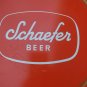 Vintage RED Schaefer Beer Tray 12&acirc;��