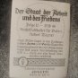 German WWII Josetti Cigarette Cards 'Our State Of Peace And Freedom Set Of 6