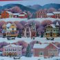 Vintage Trim A Home Holiday Throw Tapastry Wintery Village made in USA Mohawk