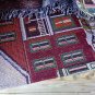 Vintage Trim A Home Holiday Throw Tapastry Wintery Village made in USA Mohawk