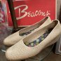 Beacons Tan Womens Wedge Heels 9