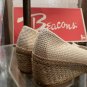 Beacons Tan Womens Wedge Heels 9