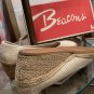 Beacons Tan Womens Wedge Heels 9