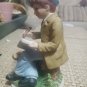 Student With Dog Figurine
